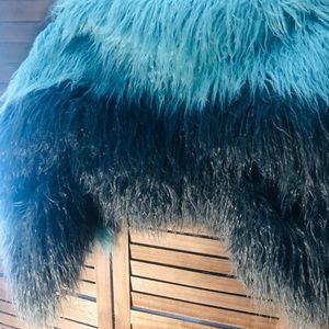 Anna Sui Vegan  faux fur shawl